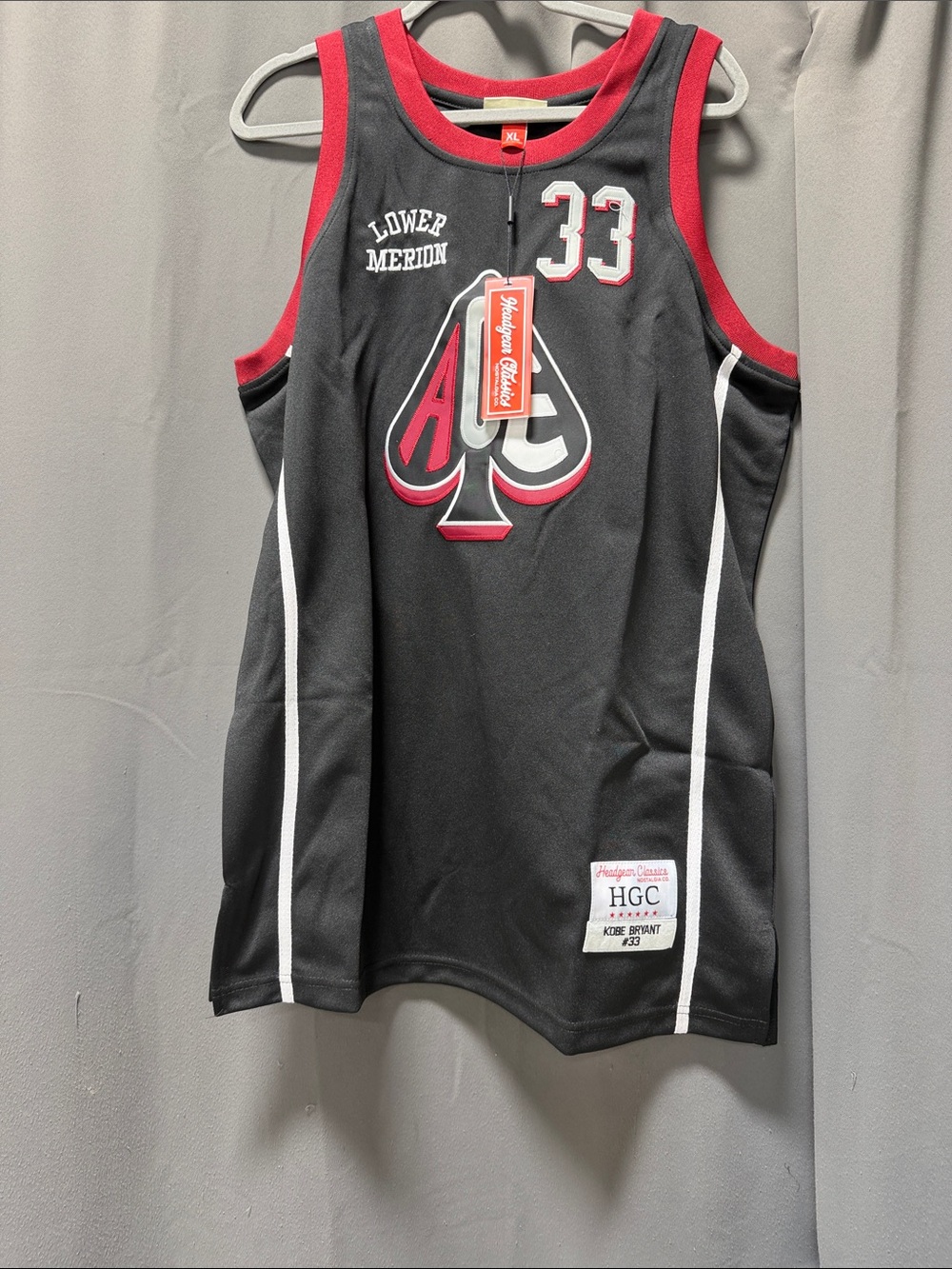 Kobe Bryant Aces Black Basketball Jersey - XL